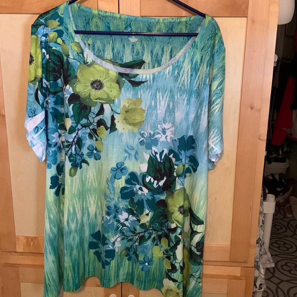 Kim Rogers blouse. Size 3X